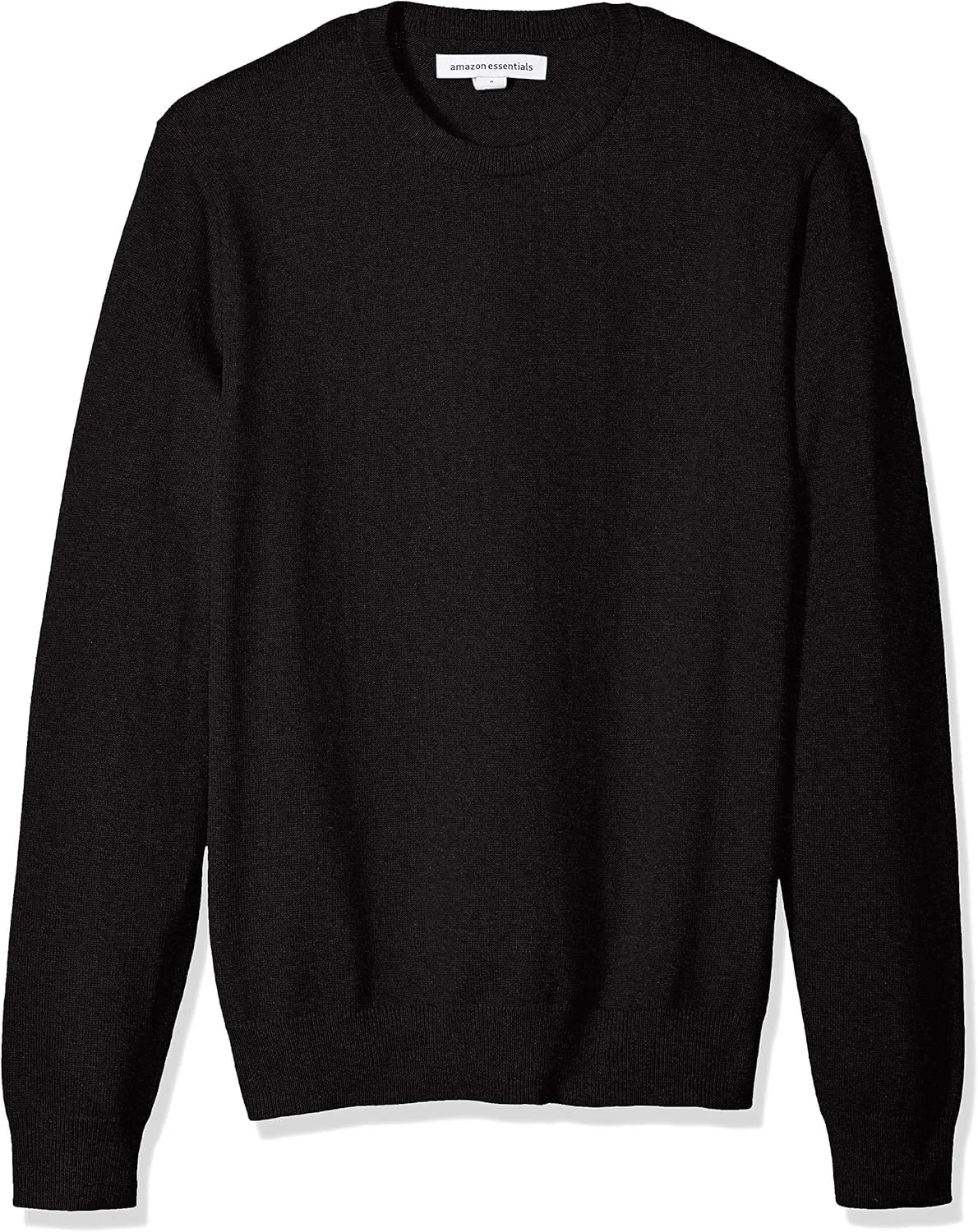 Amazon Essentials Men's Long-Sleeve Crewneck Sweater, 100% Cotton, Big & Tall Options Available
