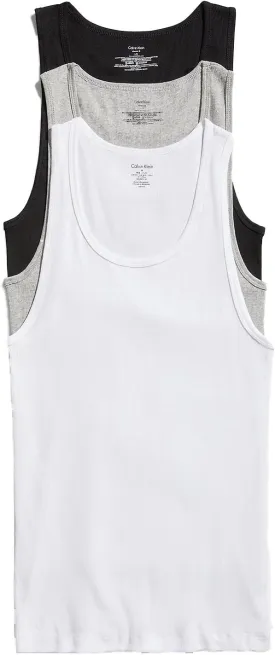 Calvin Klein Men's Cotton Classics 3-Pack Tanks