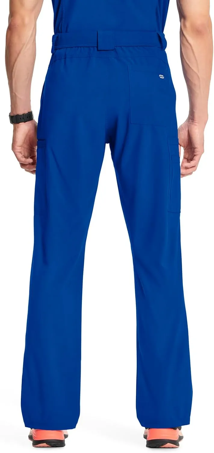 Cherokee Infinity Mens Scrub Pants Modern Fit 6 Pockets Tapered Leg with Drawstring - CK200A