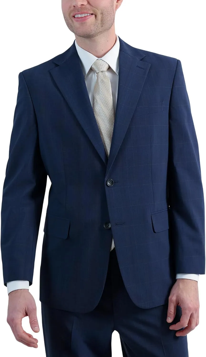 Haggar Men's JMH Premium Stretch Classic Fit Suit Separates - Pants & Jackets