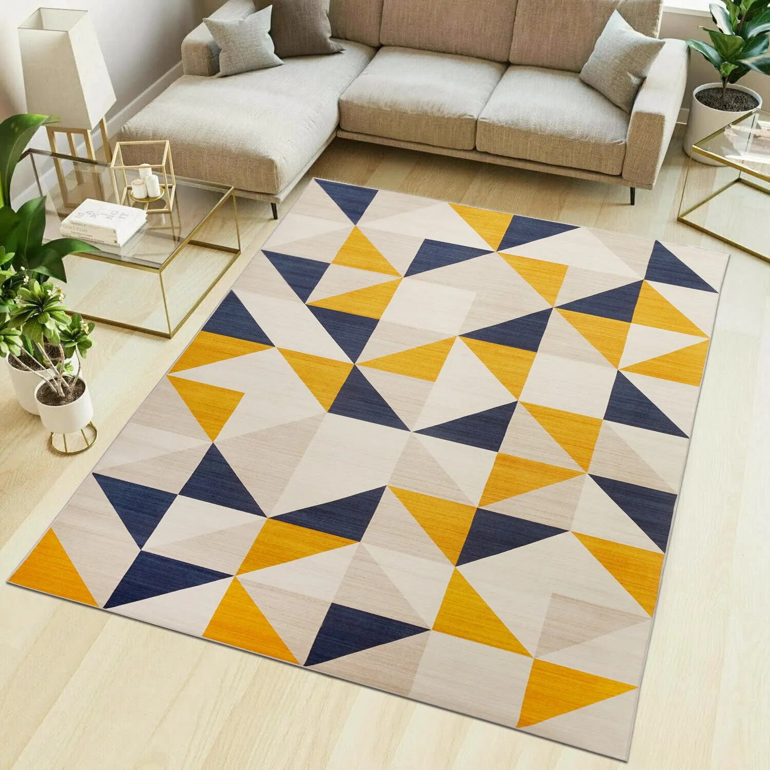 Modern Colourful Large Bedroom Rug Brio