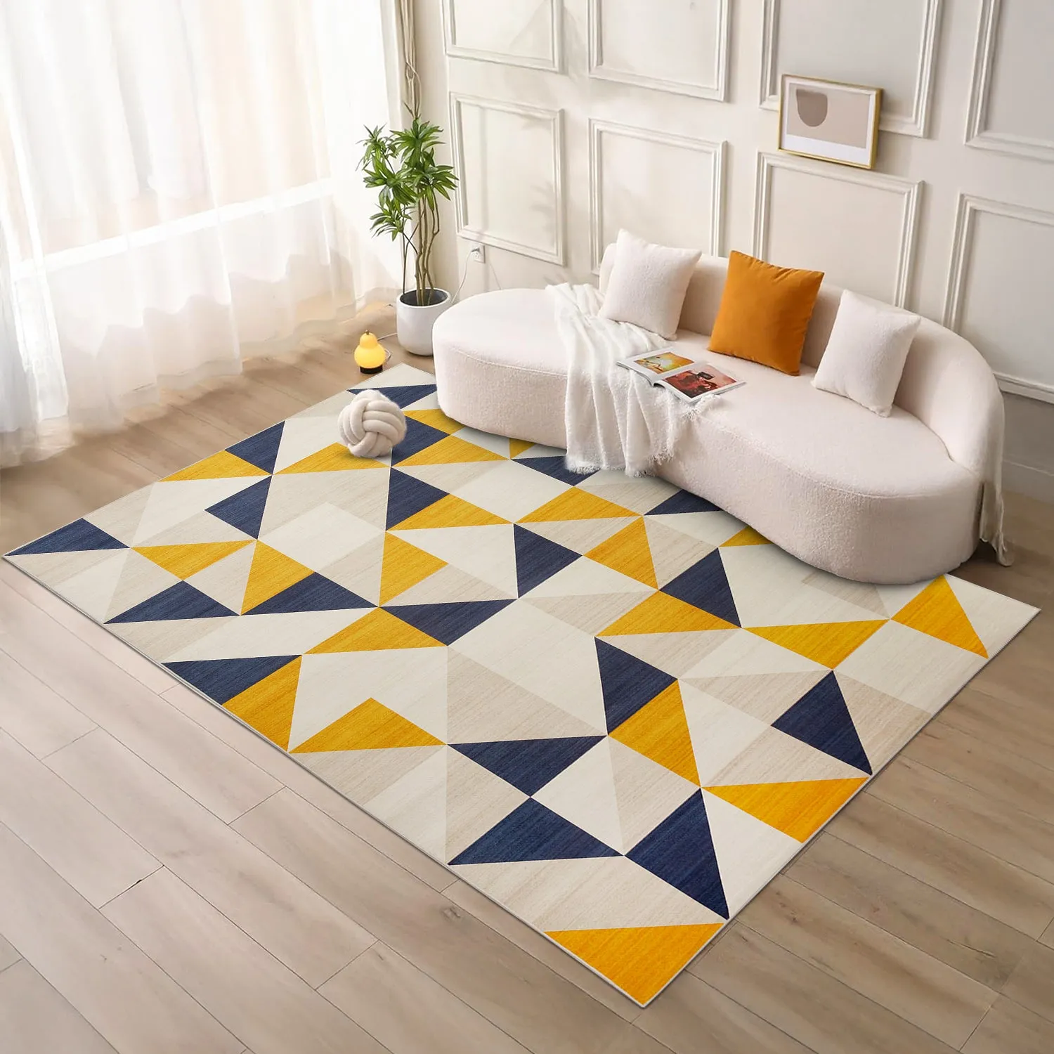 Modern Colourful Large Bedroom Rug Brio