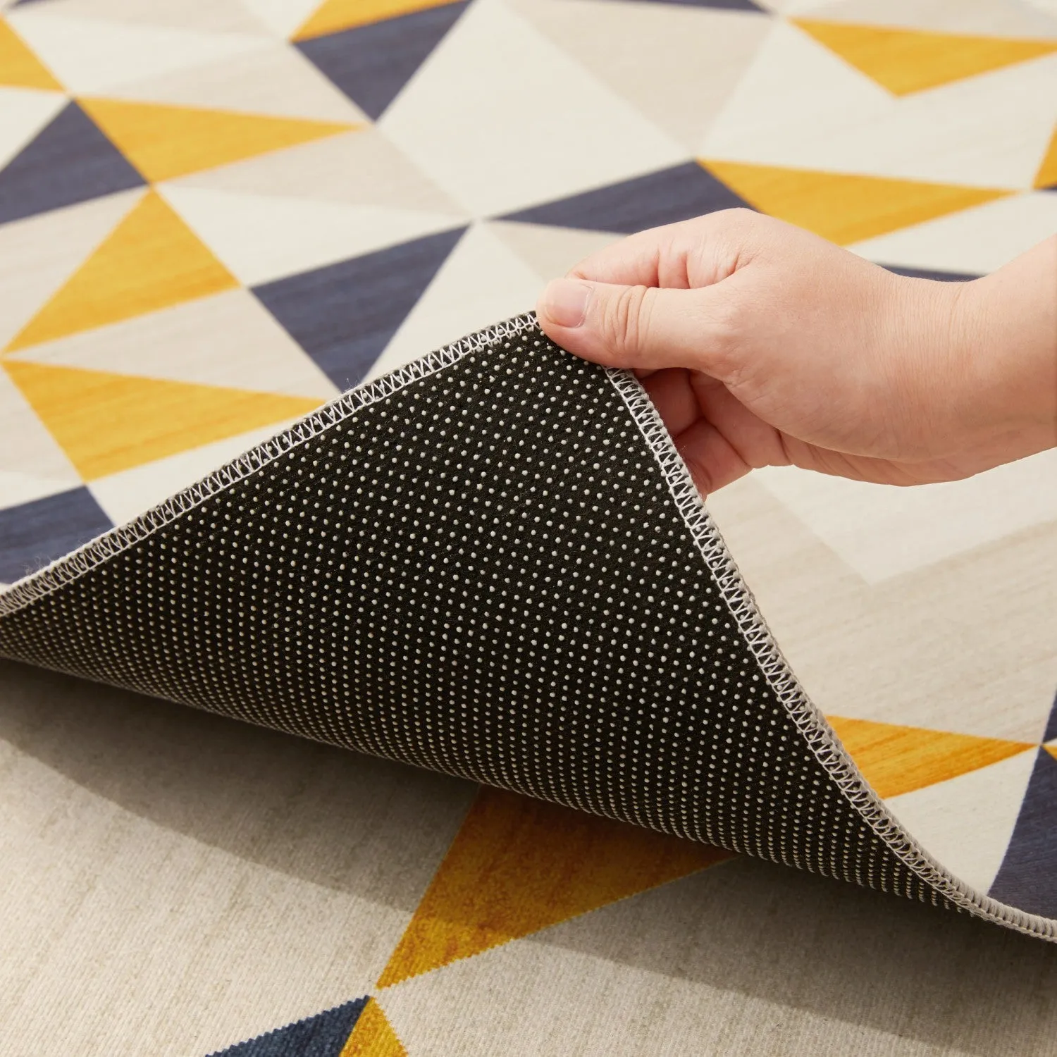 Modern Colourful Large Bedroom Rug Brio