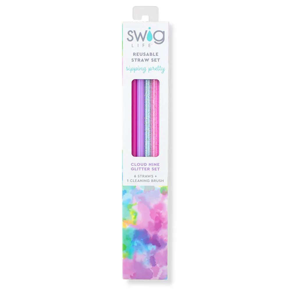 Reusable Straws W/ Toppers (Mult Styles)
