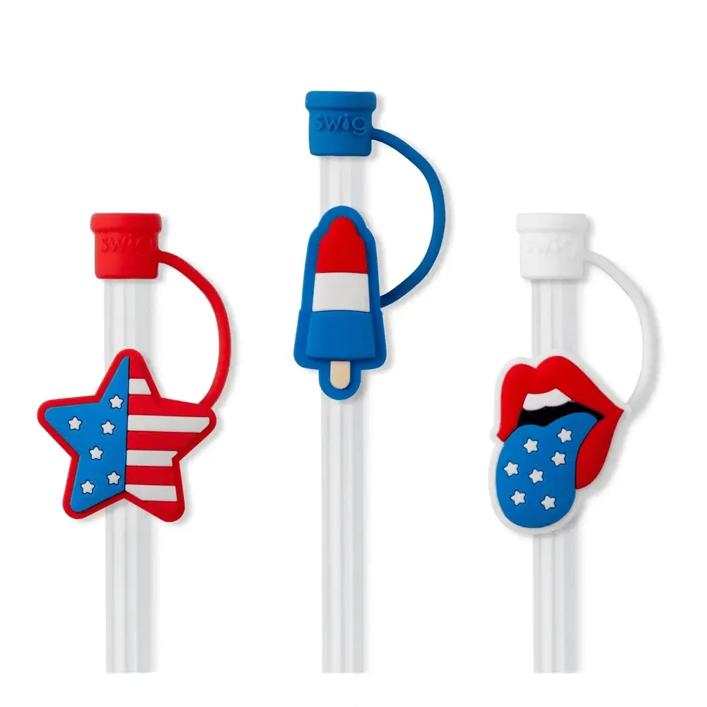 Reusable Straws W/ Toppers (Mult Styles)
