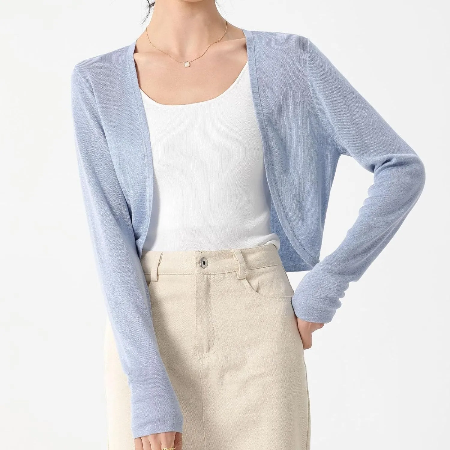 Sun Knit Cardigan Women's Thin Ice Silk Coat Shawl, Extractiony Sun Knit Cardigan, Knit Cardigans for Women