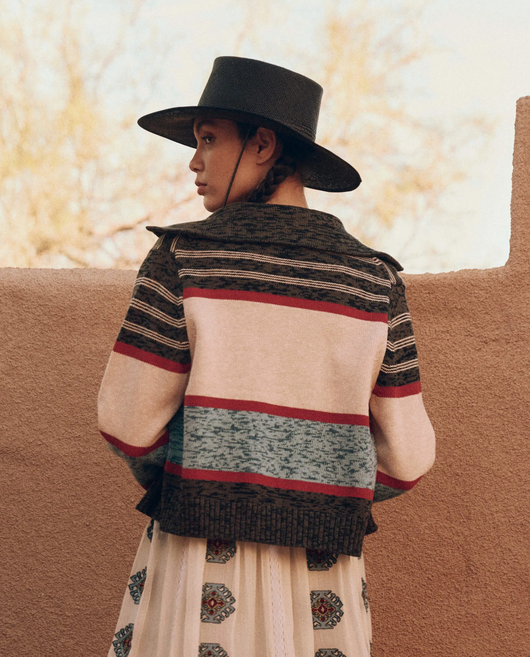 Vibrant Americana Multi-Colored Great Southwest Cardigan