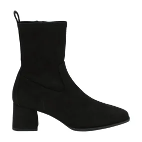 Sleek UNISA Black Suede LANGLEY Ankle Boot